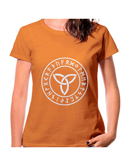 Orange Trisqueta Celtic T-shirt til...