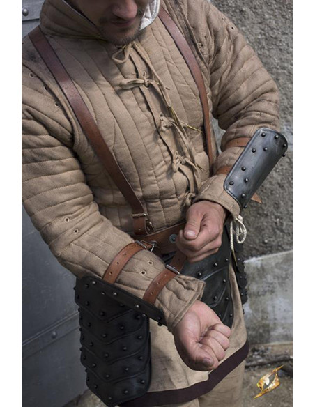 Brazaletes Dark Warrior para LARP,...