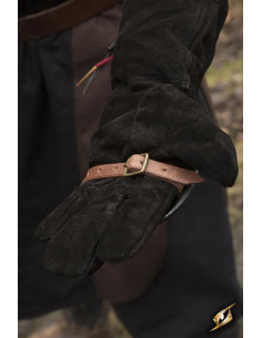 Mittelalterlicher Handschutz, dunkles Finish 2