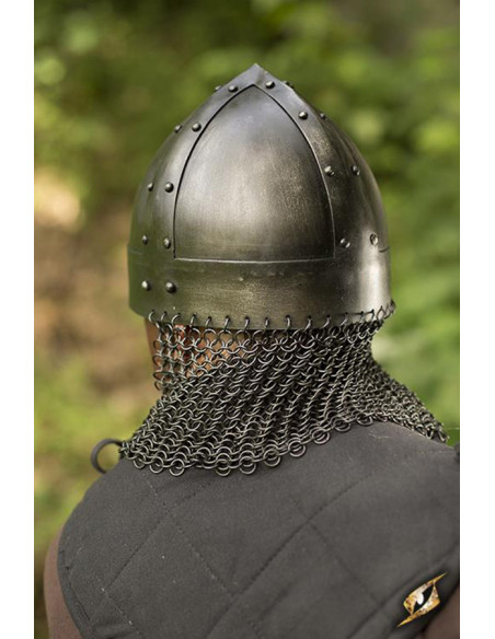 Viking hjelm Spangenhelm mørk finish,... Viking hjelm Spangenhelm mørk finish,...