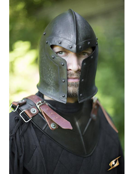 Mittelalterlicher Barbutt Epic Dark,...