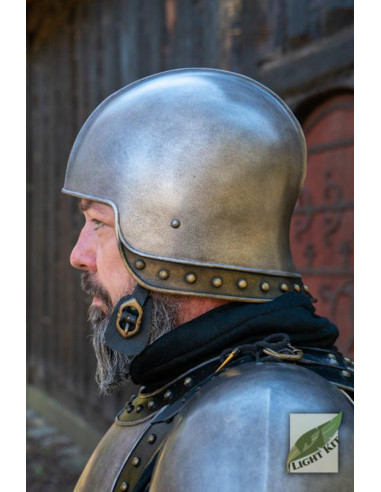 Middelalderlig ridderhjelm i polyurethan, Epic Armory