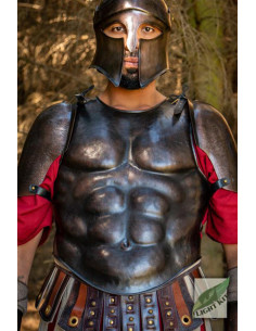 Peto completo Espartano Musculata en poliuretano, Epic Armoury