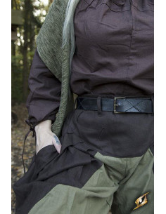 Weite Mittelalterhose Ignis, braungrün 2