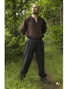 Einfache mittelalterliche Hose in Schwarz, Epic Armory