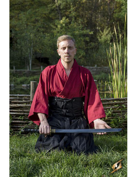 Schwarze japanische Samurai-Hose,...