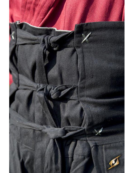 Zwarte Japanse Samurai broek, Epic...
