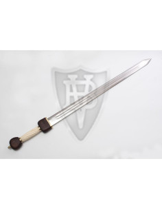 Spatha type Romeins handgemaakt zwaard met schede