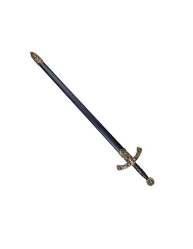 Espada templario usada en cruzadas (s. XII) ⚔️ Vaina Negra