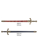Espada de caballero templario usada en las cruzadas (s. XII)