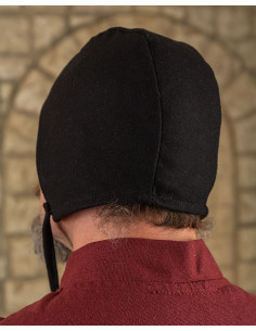 Crespina medieval de campesino Martinus, lana negra 2
