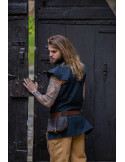 Klassische Renaissance Weste Modell Charles, blaue Farbe