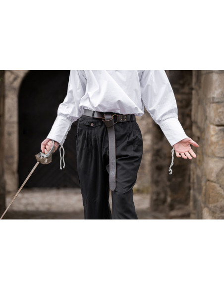 Pantalones pirata anchos modelo... Pantalones pirata anchos modelo...