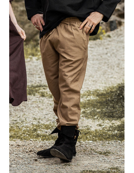 Arvo middeleeuwse broek, kleur zandbruin