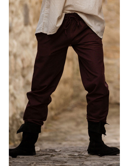 Pantalón medieval Arvo, color marrón Pantalón medieval Arvo, color marrón