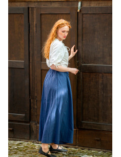Falda medieval modelo Diana, azul