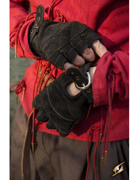 Keltische handschoenen in zwart...