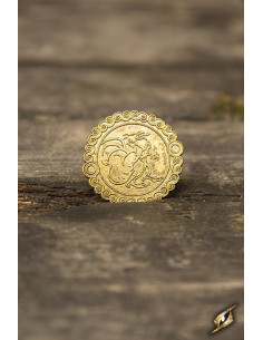 Set de 30 monedas del Dragón, color oro 2