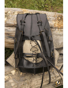 Mochila medieval del Aventurero en color negro