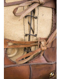 Avonturier middeleeuwse rugzak in bruin