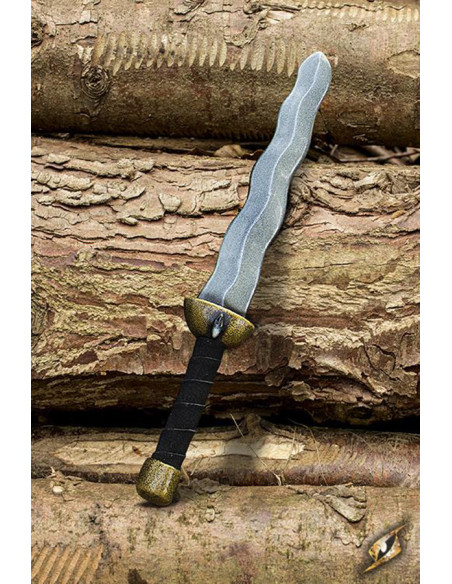 Daga flamígera de látex para LARP