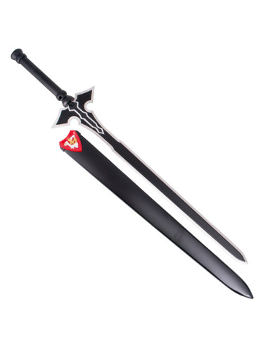 fusión Pareja cortar a tajos Espada de Kirito, Sword Art Online ⚔️ Tienda Medieval Texto grabado en hoja  NO