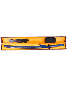 Blauwe basis oefen katana met doos 2
