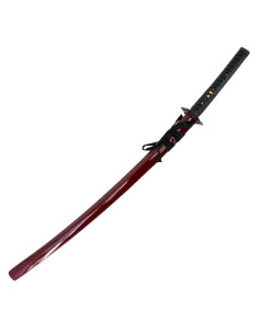 Katana de práctica básica color rojo con caja 2