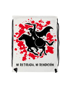 Mochila de cuerdas guerrero espartano a caballo (34x42 cms.) 2