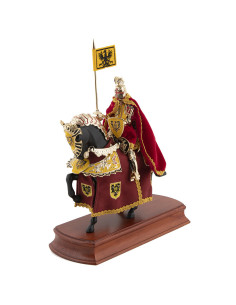 Hestepanser med Barbarossa Banner, 35 x 35 cm.