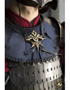 Shield Ratio Symbol panservedhæng, messingfarve