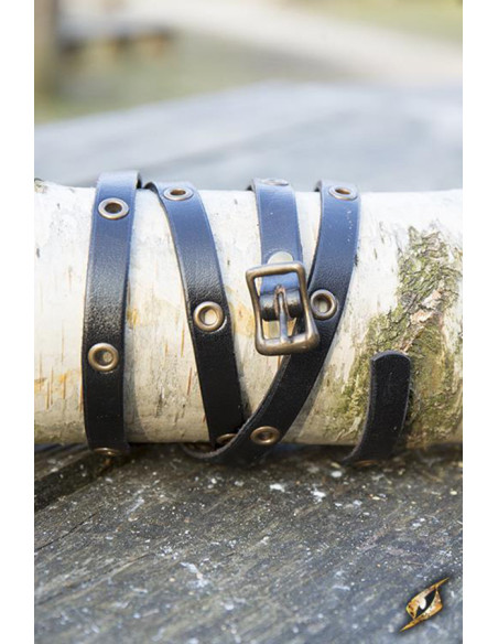 Armband met meerdere banden in zwart...