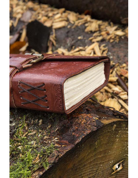 Kleines Tagebuch mit Ledereinband,...