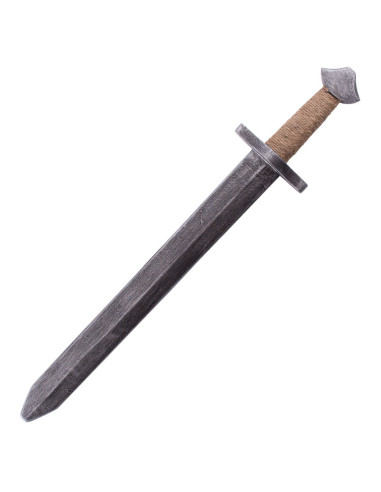 Middeleeuws houten zwaard voor kinderen, 56 cm.