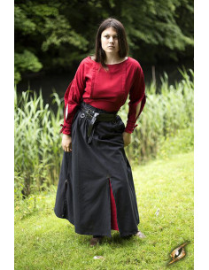 Falda medieval de Batalla, color negro 2