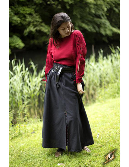 Middeleeuwse gevechtsrok, zwart