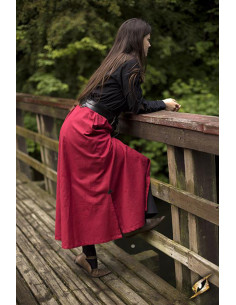 Middeleeuwse gevechtsrok, rood 2