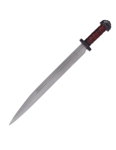 Lang Viking Seax-zwaard met schede 2