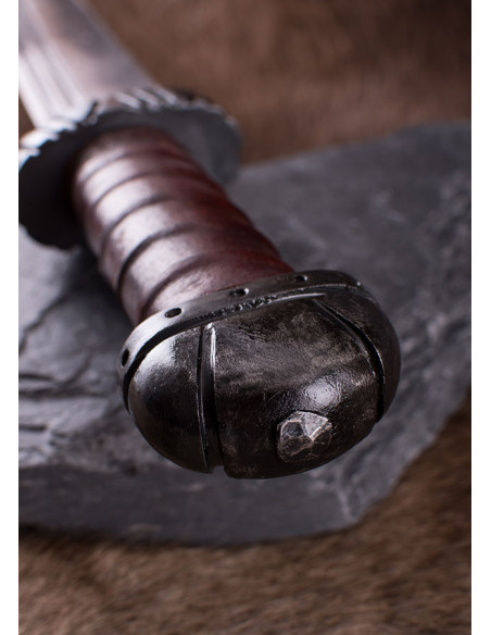 Langt Viking Seax sværd med skede