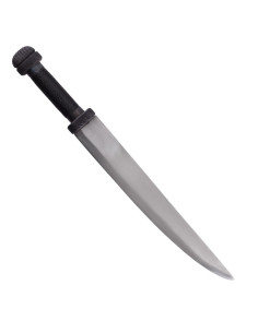 Seax o scramasax vikingo con empuñadura de alambre 2