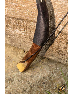 Arco medieval negro para usar montado a caballo. 118 cm. 2