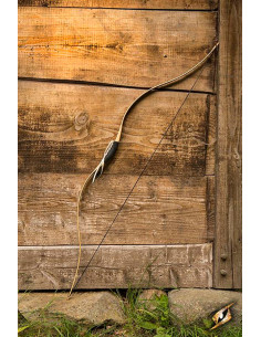 Arco medieval Scythian para usar montado a caballo. 145 cm.