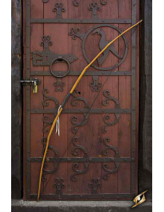 Arco medieval Osage de madera para LARP, 145 cm.