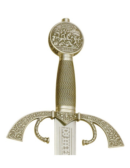 Stor kaptajns sværd i sølv