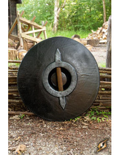 Grønt Drang Vikingeskjold til LARP, ø 50 cm. 2