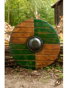 Groen Drang Vikingschild voor LARP, ø 70 cm.