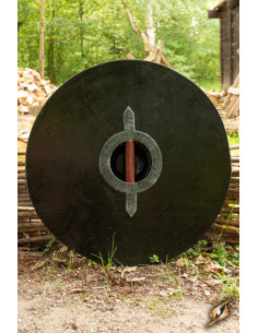 Escudo Vikingo Drang Verde para LARP, ø 70 cm. 2