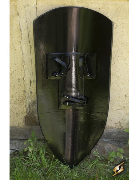 Middeleeuws houten lakeientorenschild...