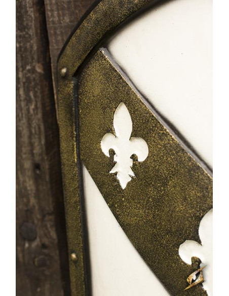 Wit/Goud Middeleeuws Ridder...