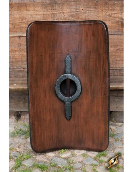 Sort Roman Scutum latex skjold,...